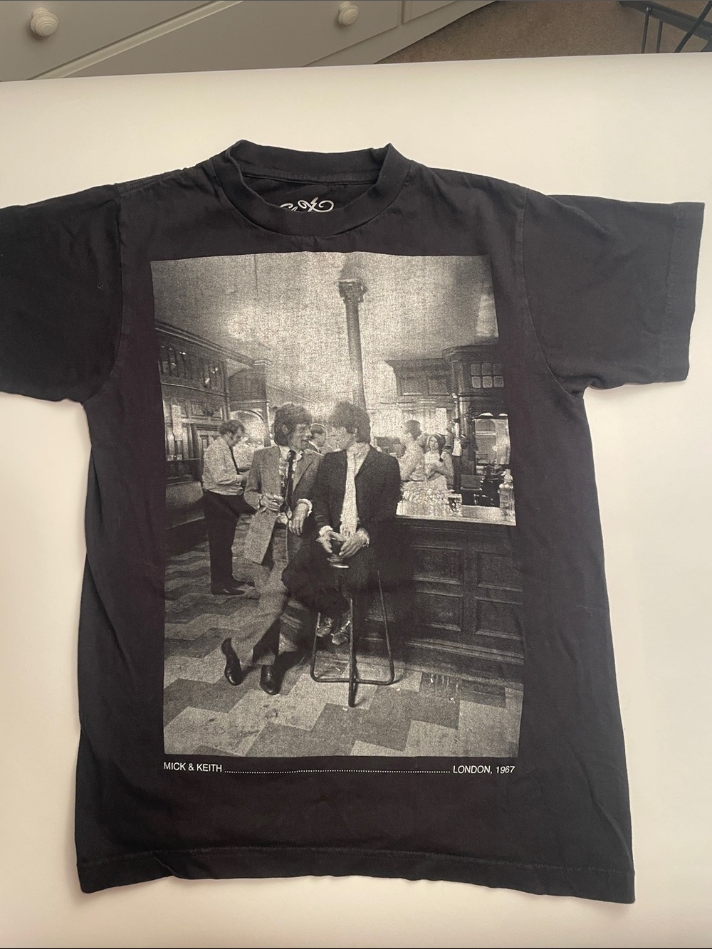Mick Jagger Black T shirt - Picture 2 of 5